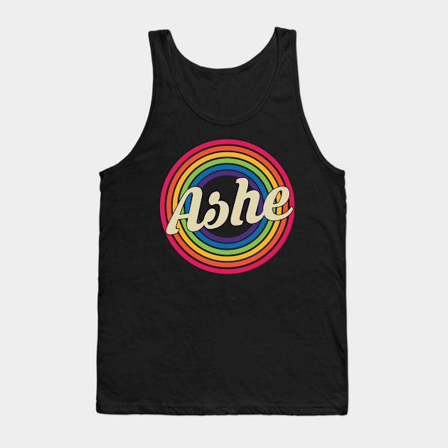 Ashe - Retro Rainbow Style Tank Top by MaydenArt